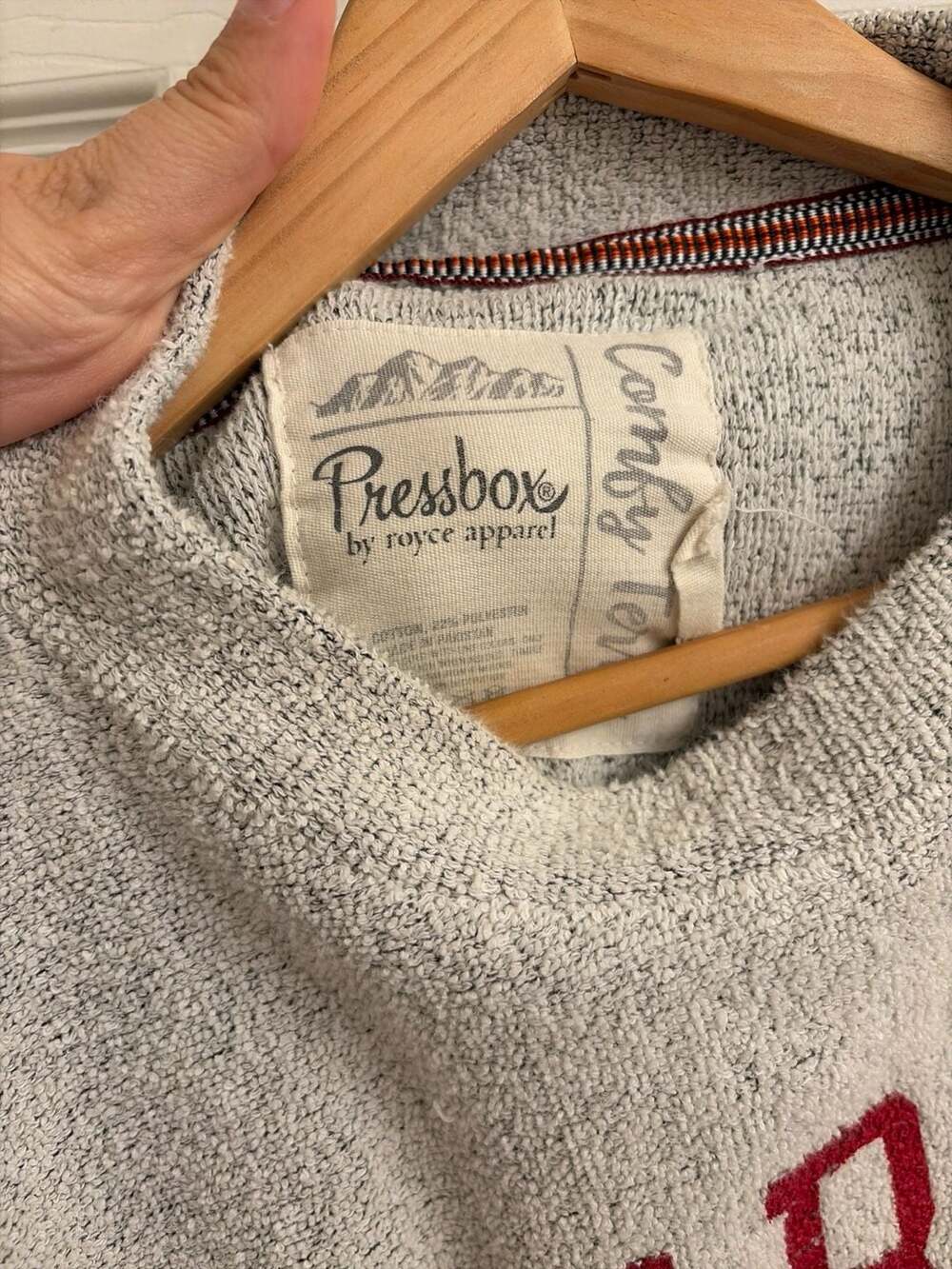 Pressbox University of Alabama Comfy Terry Crewneck Sweatshirt - Picture 2 of 5